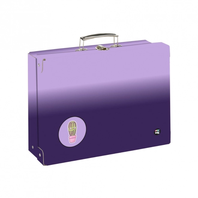 Kufřík na školní potřeby OXY NEXT Ombre Purple, formát A4