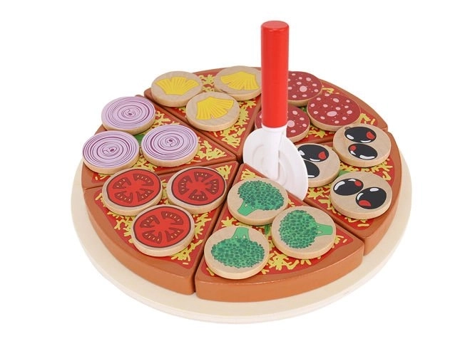 Dětská dřevěná pizza