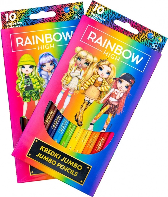 ASTRA Pastelky Rainbow High JUMBO 10ks