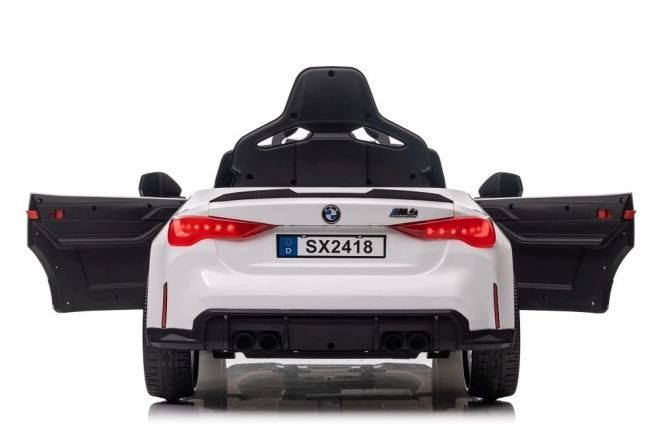 Elektrické auto BMW M4 bílé