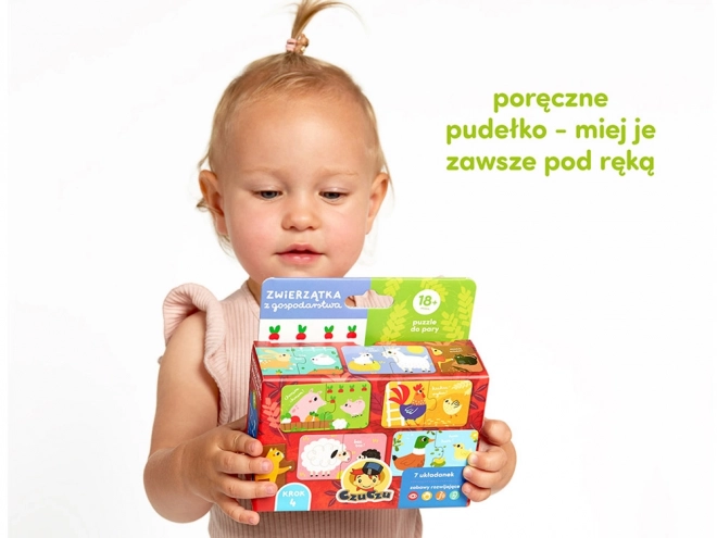 Párové hádanky - Zvířata na farmě