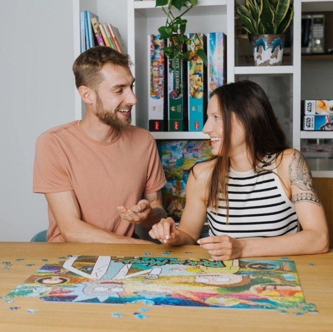 Trefl Puzzle 1000 dílků Rick a Morty
