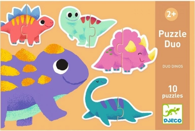 Puzzle Duo Dinosauři