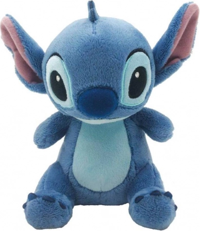 Stitch sedící plyšová hračka modrá 18cm