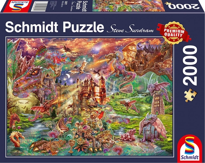 Puzzle Dračí Poklad 2000 Dílů