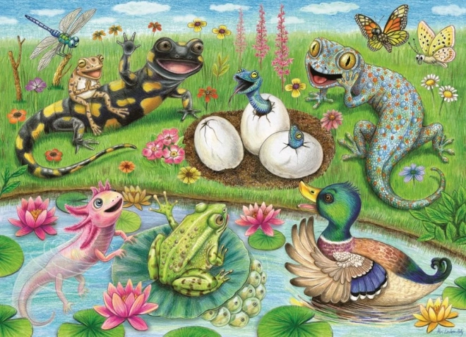 Puzzle vítejte mláďátka