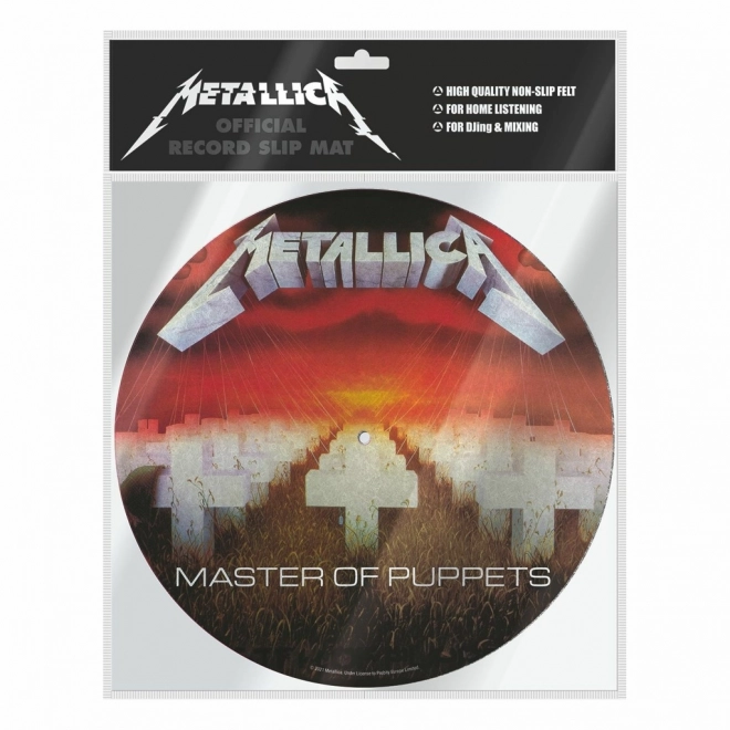 Podložka na gramofon s motivem Metallica - Master of Puppets