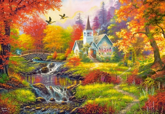 Puzzle 1000 dílků Podzimní atmosféra