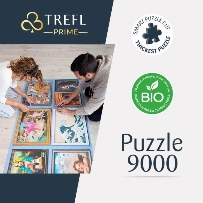 TREFL Puzzle UFT Harry Potter: Bradavické koleje 9000 dílků