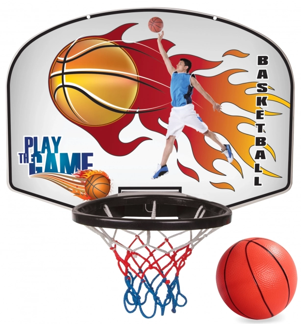 Přenosný basketbalový set s míčem pro děti
