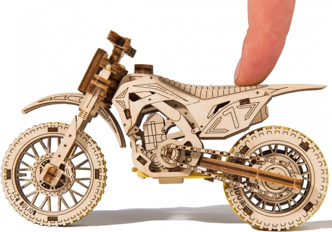 Dřevěné 3D puzzle - MotoCross