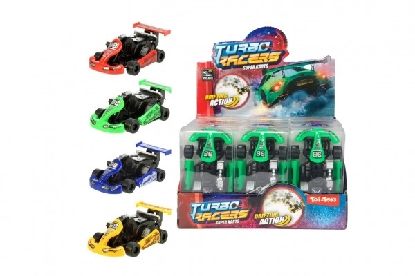Plastová motokára 9cm - různé barvy