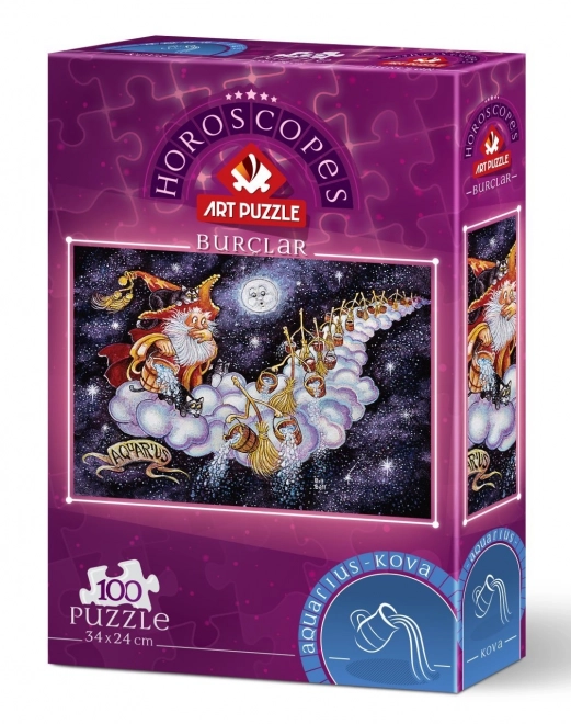 Puzzle Znamení zvěrokruhu Vodnář 100 dílků