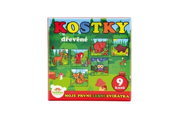 Kostky Kubus Moje První Zvířátka Dřevo