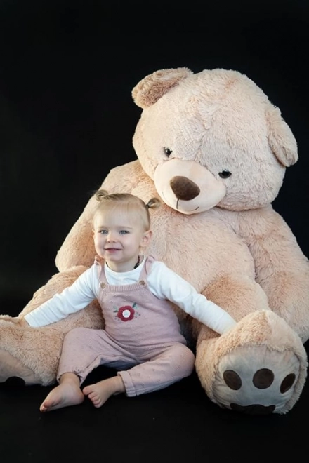 Plyšový medvěd MAC TOYS 135 cm béžový