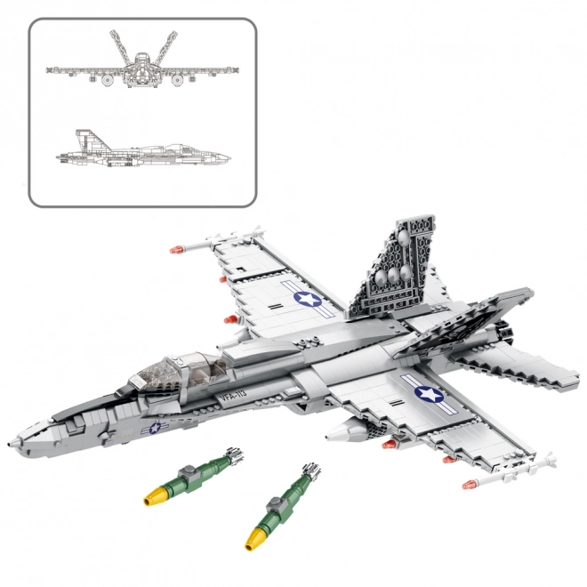 Stavebnice stíhačka F-16 Fighting Falcon