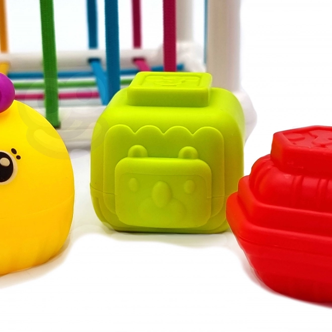 Elastická senzorická kostka WOOPIE pro děti se zvířátky