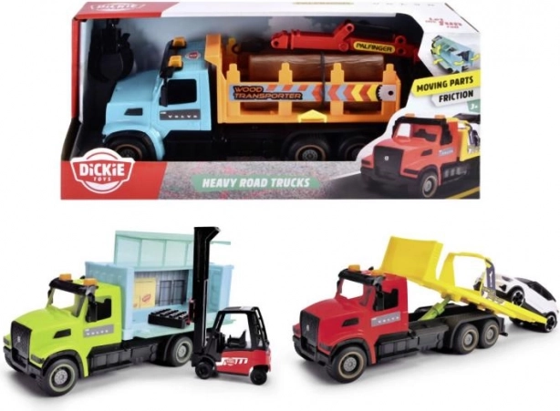 městský těžký náklaďák VOLVO 22 cm – mix 3 modelů