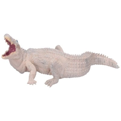 Bílý krokodýl plyšová hračka 20 cm