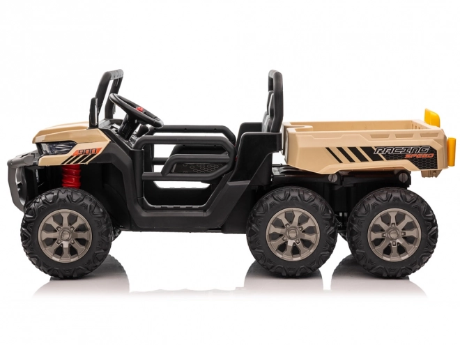 Elektrické autíčko Farmer Truck Speed 900 – Béžová