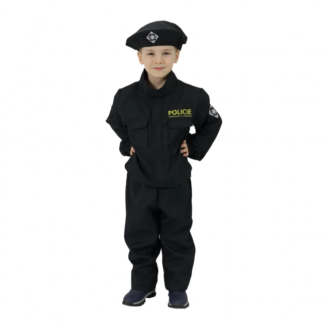 Dětský kostým policista s českým potiskem