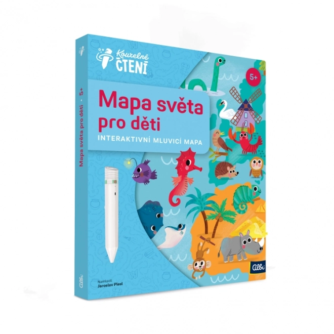 Mapa světa pro děti Kouzelné čtení