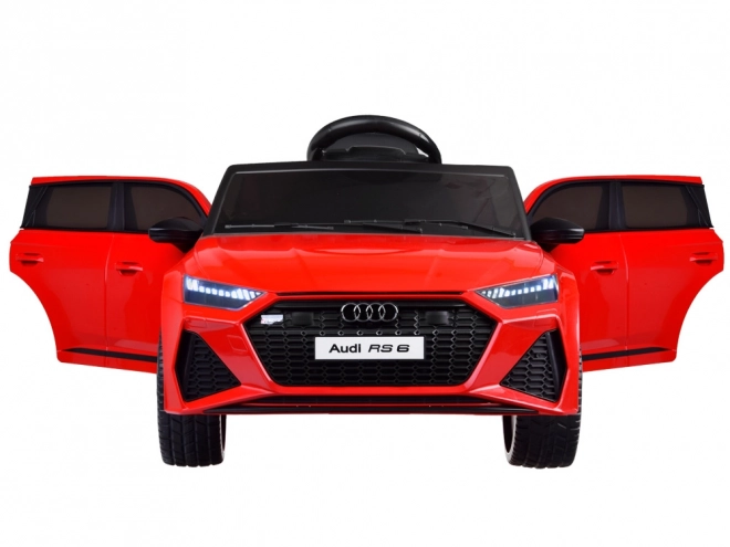 Elektrické auto pro děti Audi RS 6 – Červená