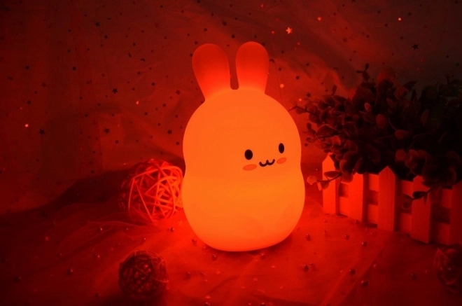 Silikonová noční lampička Sova