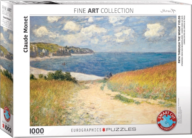 Puzzle cesta přes obilná pole 1000 dílků