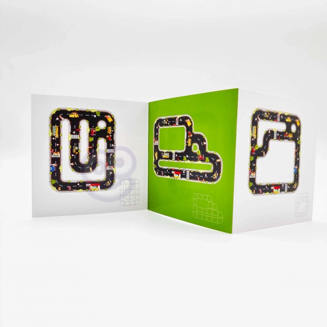 Woopie Green městské puzzle pro děti - Autodráha