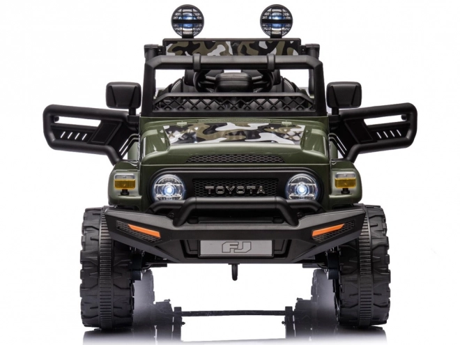 Elektrické autíčko Toyota FJ Cruiser pro děti – Zelená