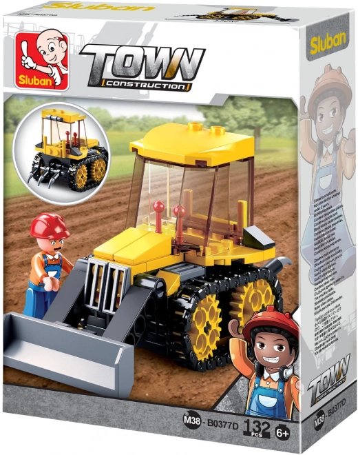 Sluban Town Stavitelé Malý Buldozer