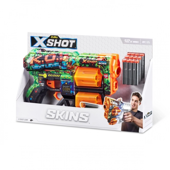 Wystřelovací pistole X-Shot Skins Dread s 12 šipkami, verze B