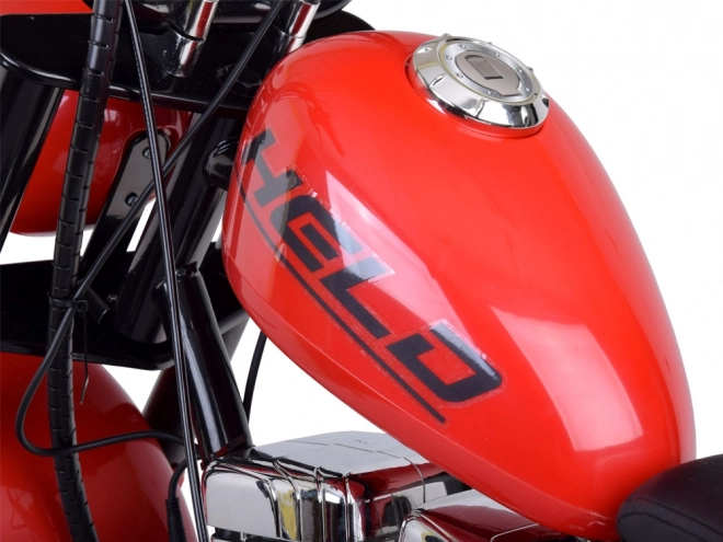 Elektrycký chopper motocykl pro děti – Červená