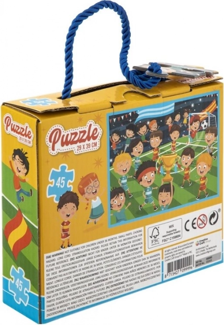 Puzzle Fotbal 45 dílků