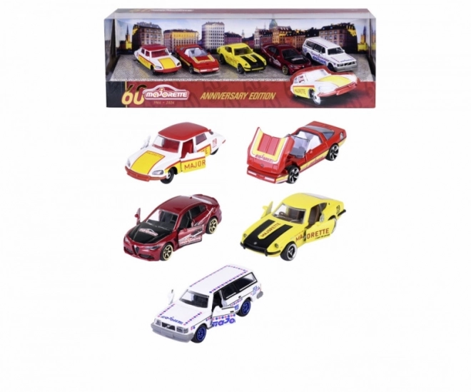 Sada vozidel Majorette 60th Anniversary 5-pack