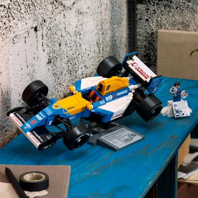 Kostky LEGO Icons Williams Racing FW14B a Nigel Mansell