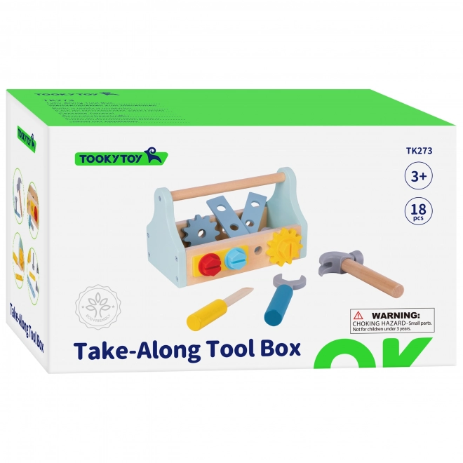 Dřevěná sada nástrojů Tooky Toy