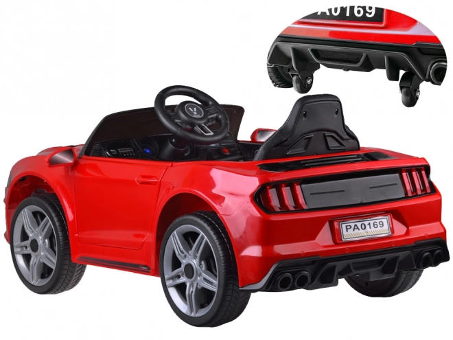Dětské sportovní auto na akumulátor Mustang – Červená