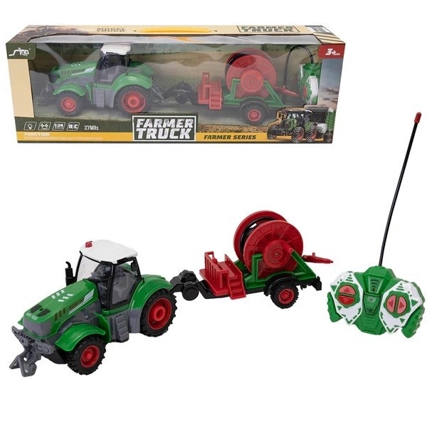 Traktor se zavlažovací hadicí R/C