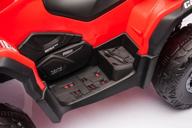 Elektrický dětský čtyřkolka Can-Am Outlander červená