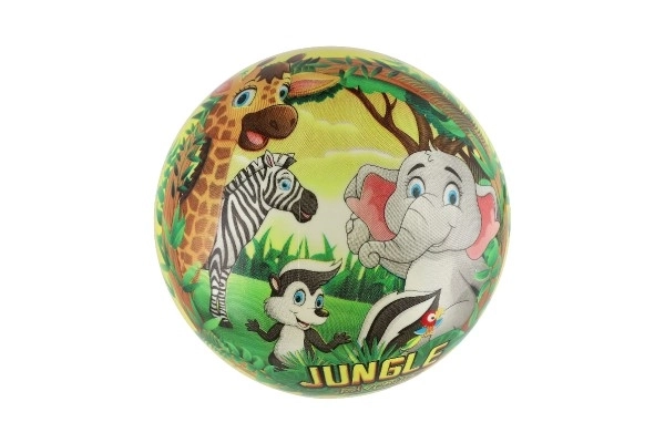 Míč zvířátka z jungle 23 cm