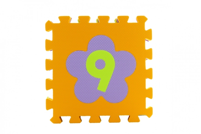 Pěnové puzzle 9 ks čísla