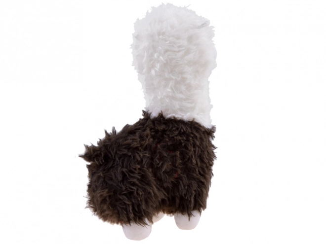 Plyšová lama plyšák 28 cm – Hnědá