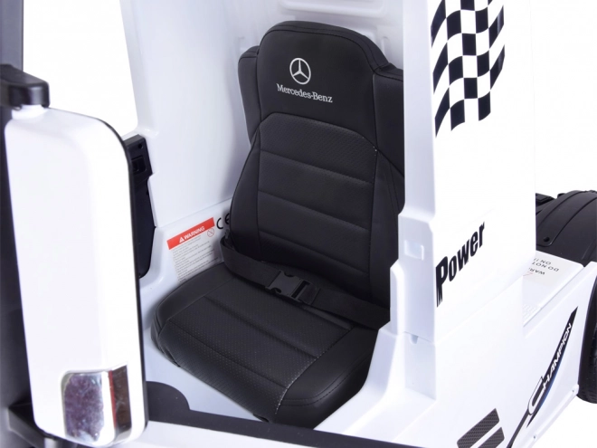 Elektrické auto TIR Mercedes Benz Actros – Bílá