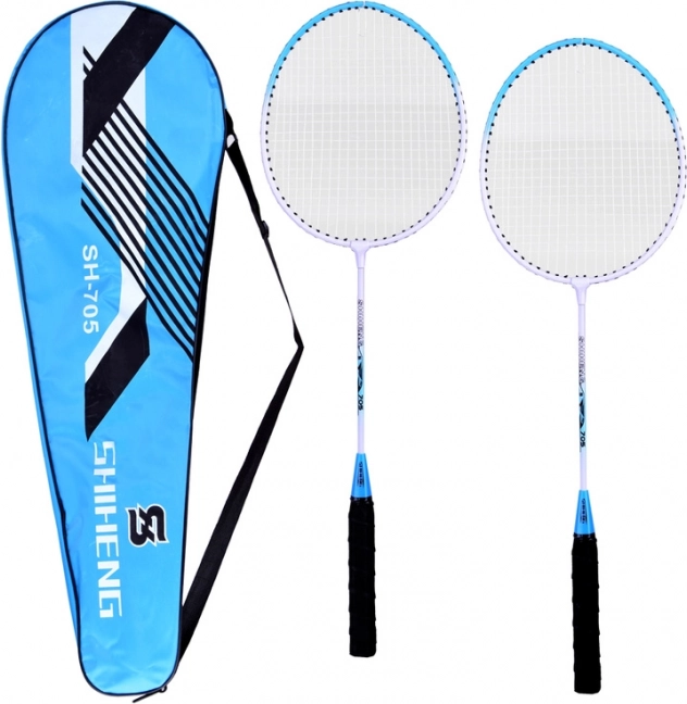 Sada badmintonových raket s lehkým odlehčením a pouzdrem