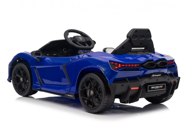 Dětský vůz lamborghini revuelto modrý