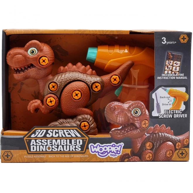 Dinosaurus ke skládání s vrtačkou 31 ks