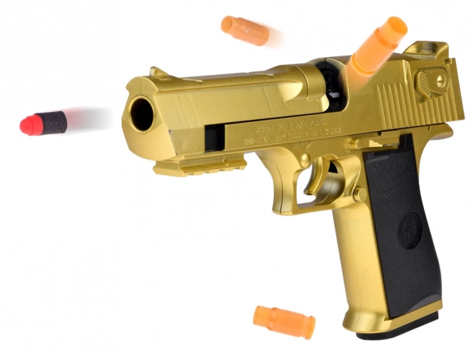 Dětská pistole na pěnové náboje se tlumičem