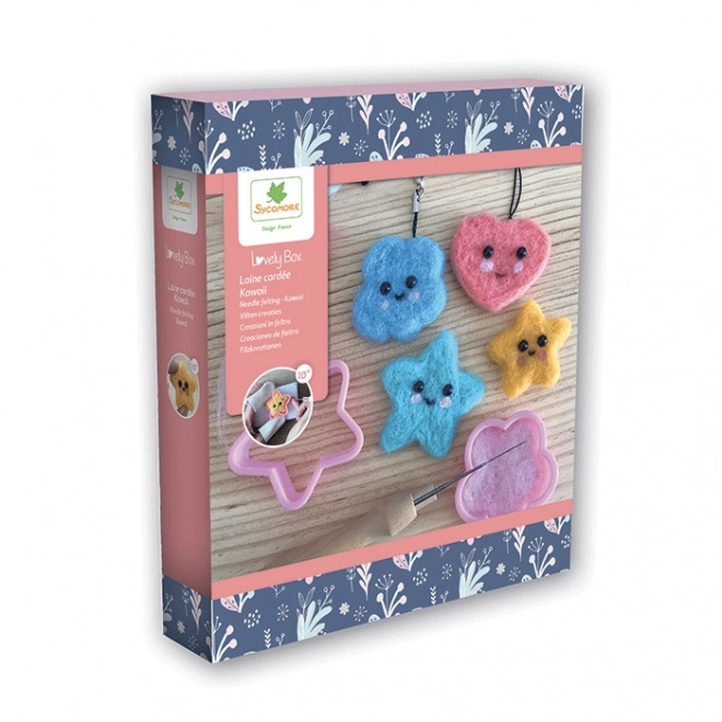 Kreativní sada Kawaii plstěné doplňky